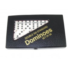 Dominoes D6 Large White Set Of 28 Each