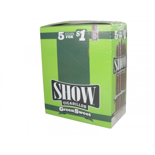 Show Cigarillos Green Sweet 5 for $1