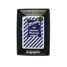 Zippo Lighter The Windproof Blue White