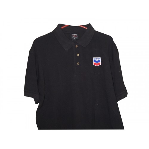 Gas Station Chevron Logo Shirt Black Size S