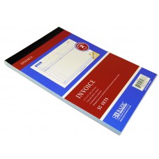 Bazic 50 Sets Invoice with Carbonized White Paper