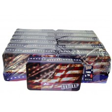 M and M American Flag Tin