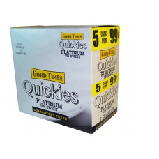 Good Times Quickies Cigarillos Platinum Un-Sweet 5/.99