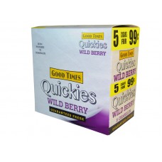 Good Times Quickies Cigarillos Wild Berry 5/.99