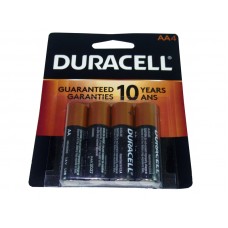Duracell Battery AA4 Coppertop USA