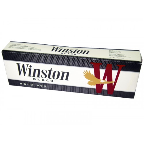 Winston Black Bold Box